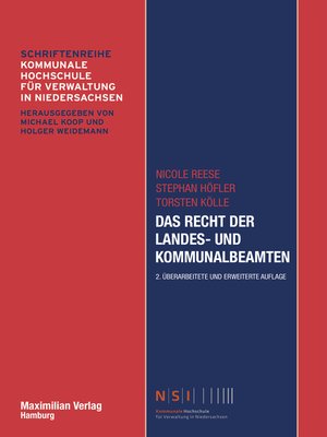 cover image of Das Recht der Landes- und Kommunalbeamten